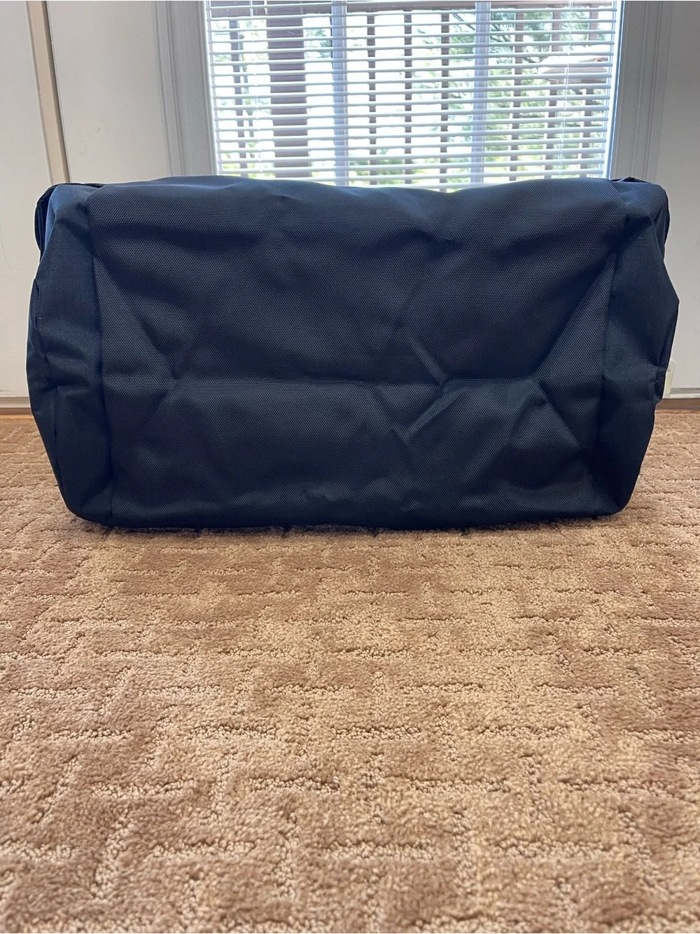 Eddie Bauer Black Duffel Bag with MyNavCare Embroidery